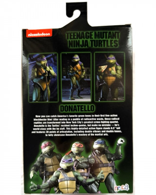 NECA Teenage Mutant Ninja Turtles (1990 Movie) Donatello 18 cm Akčná Figúrka