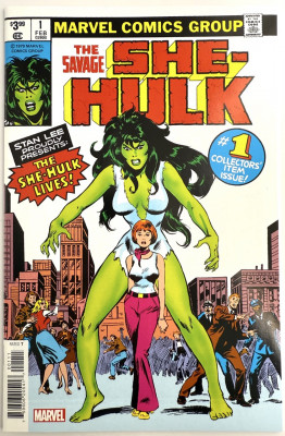 Savage She-Hulk #1 Facsimile Edition VF 1980 Marvel komiks