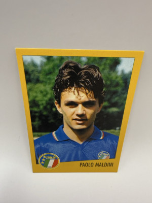 Nálepka Paolo Maldini #38, dres Italia, Merlin 1997-1998
