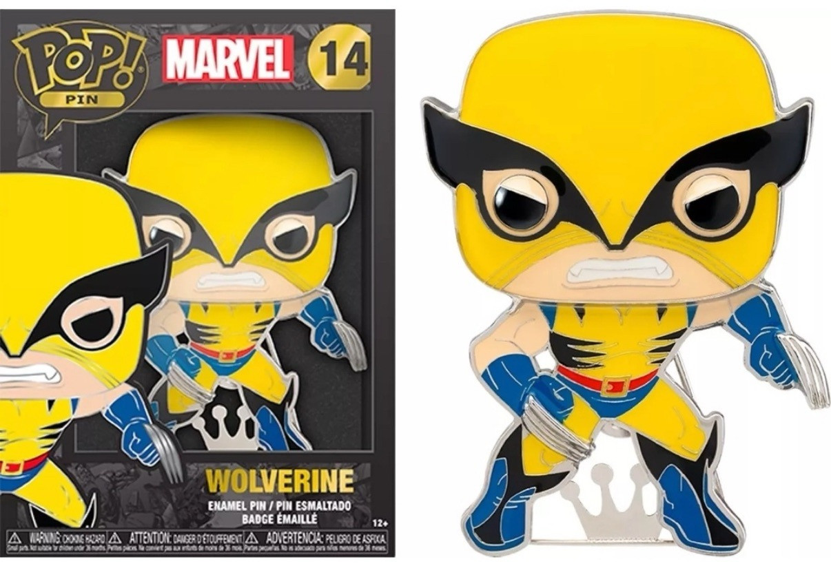 Wolverine Funko Pop Pin #14, Marvel X-Men