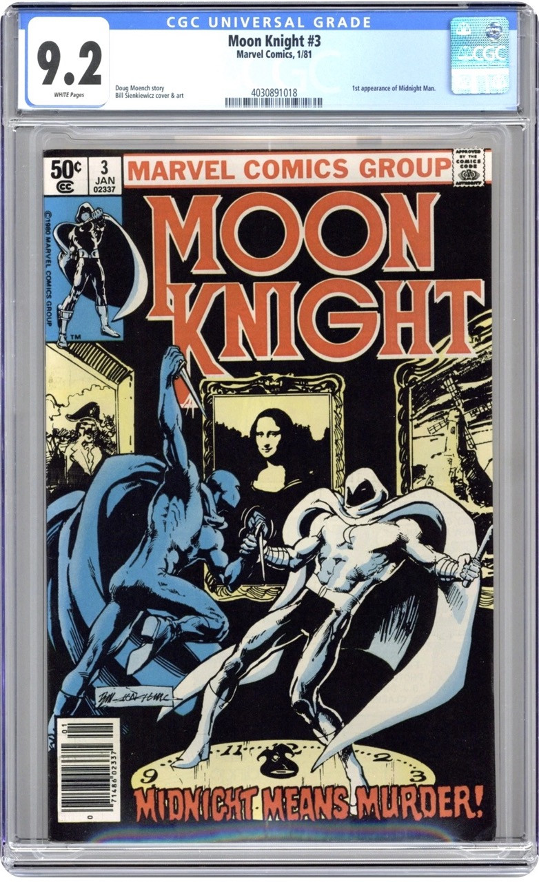 Moon Knight #3D (1980) – CGC 9.2 – Midnight Means Murder
