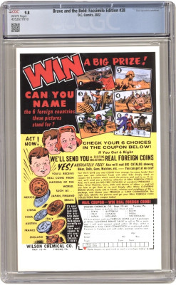 Brave and the Bold Facsimile Edition #28B (2023) – CGC 9.8 – Prvý výskyt Justice League of America