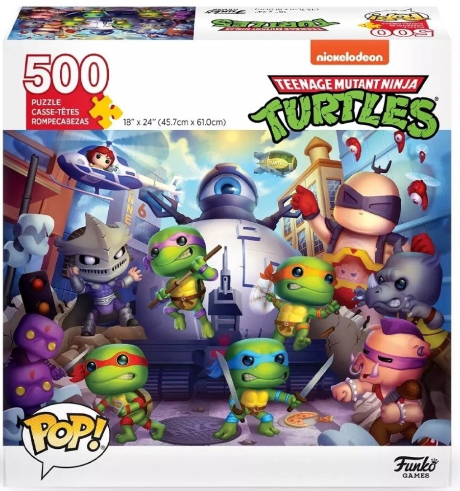Puzzle 500 kusov Teenage Mutant Ninja Turtles Funko Pop