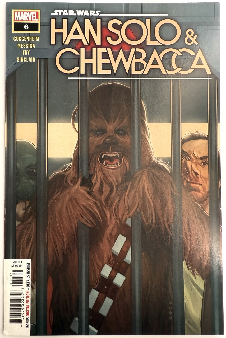 Star Wars Han Solo and Chewbacca #6A VF 2022 Marvel komiks