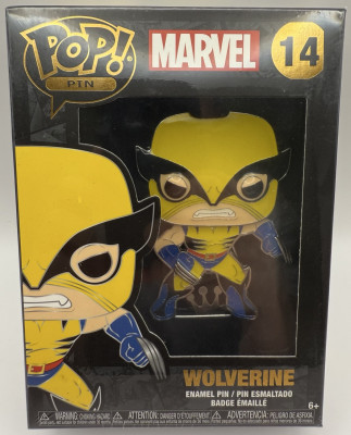 Wolverine Funko Pop Pin #14, Marvel X-Men