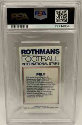 Karta Pele, International Stars 1984, PSA 8