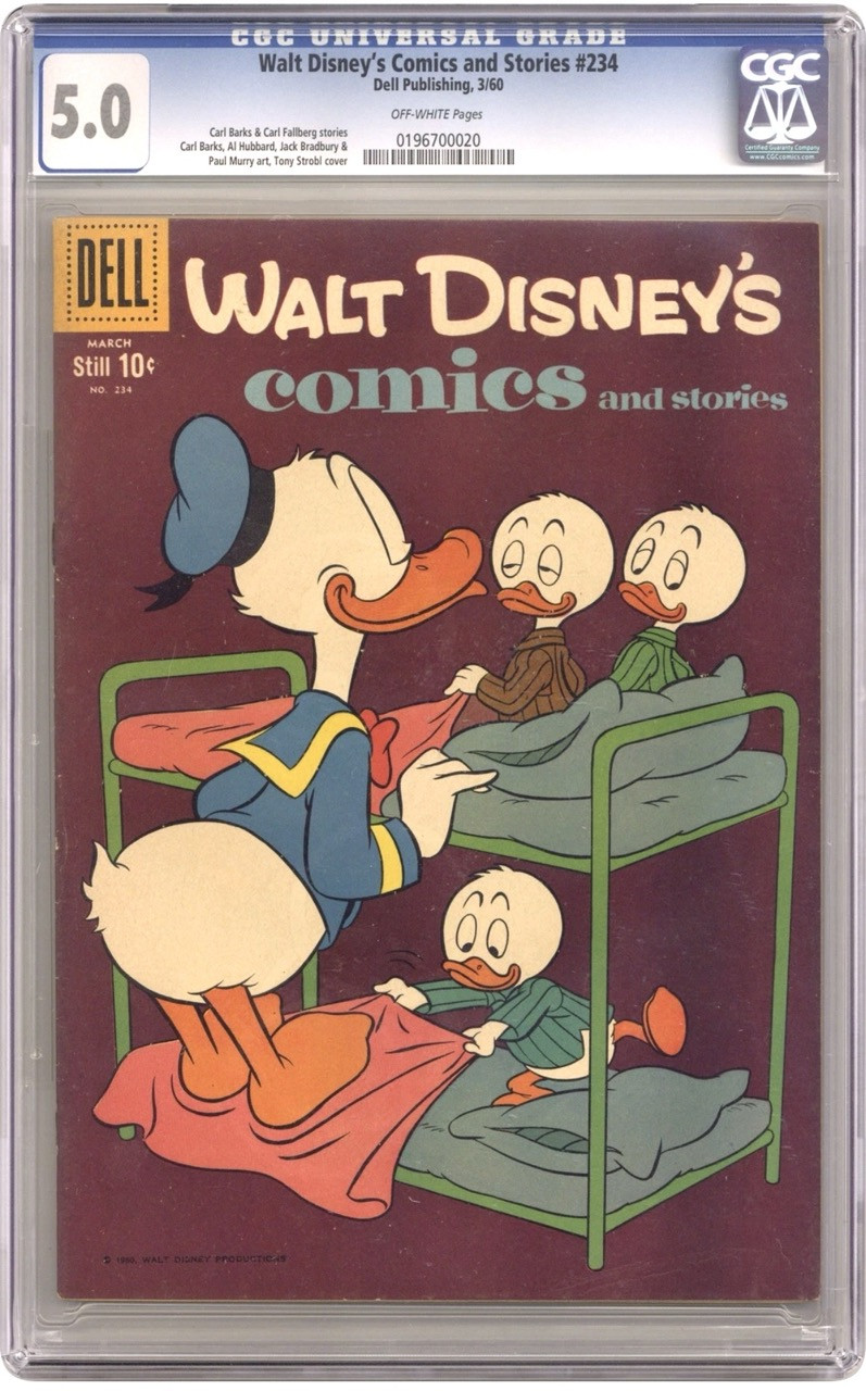 Walt Disney's Comics and Stories #234 (1960) – CGC 5.0 – Carl Barks klasiky