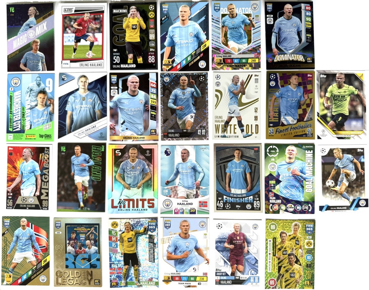 Topps, Panini Erling Haaland 26 kariet