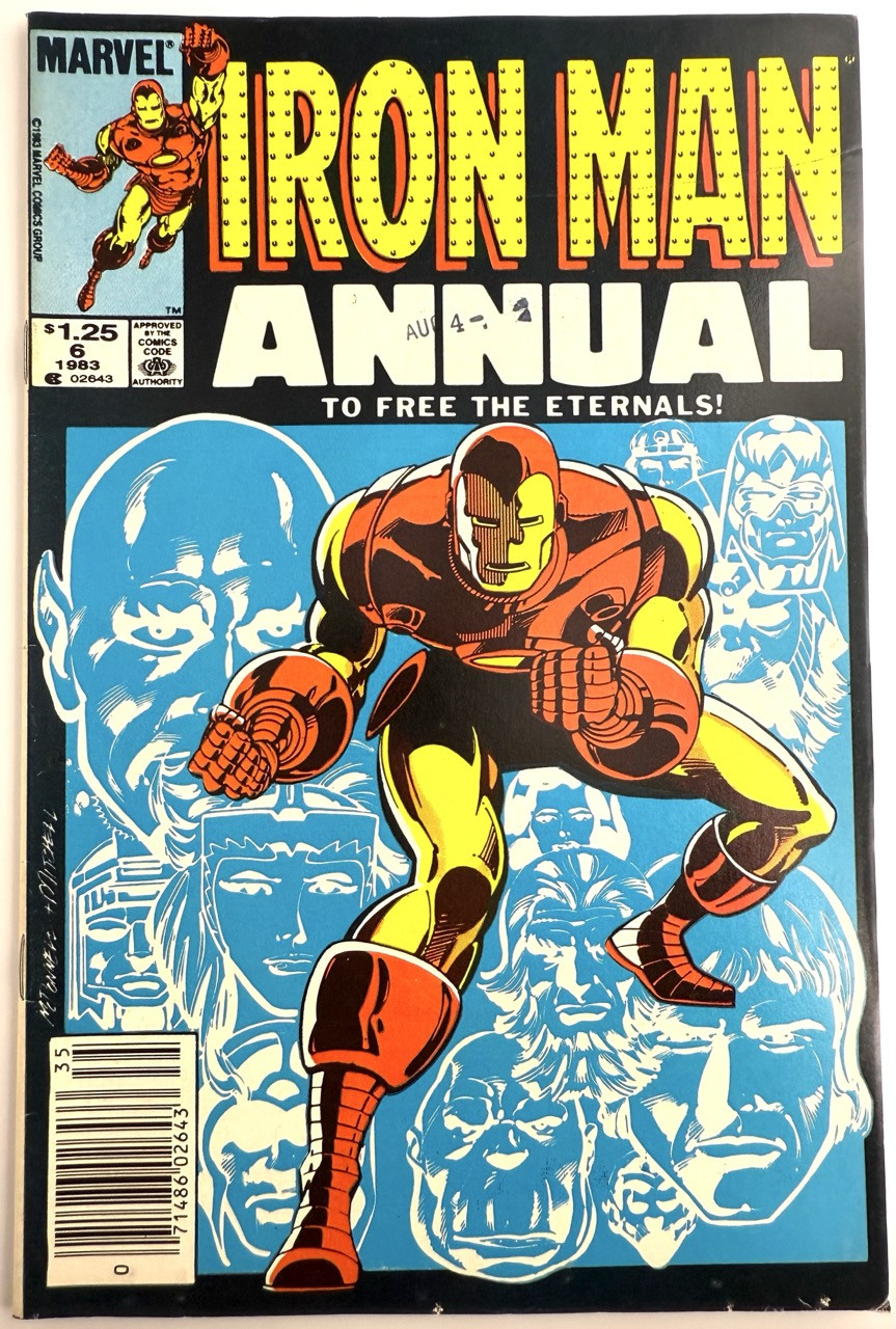 Iron Man Annual Canadian Price Variant 6 FN 1983 Marvel komiks