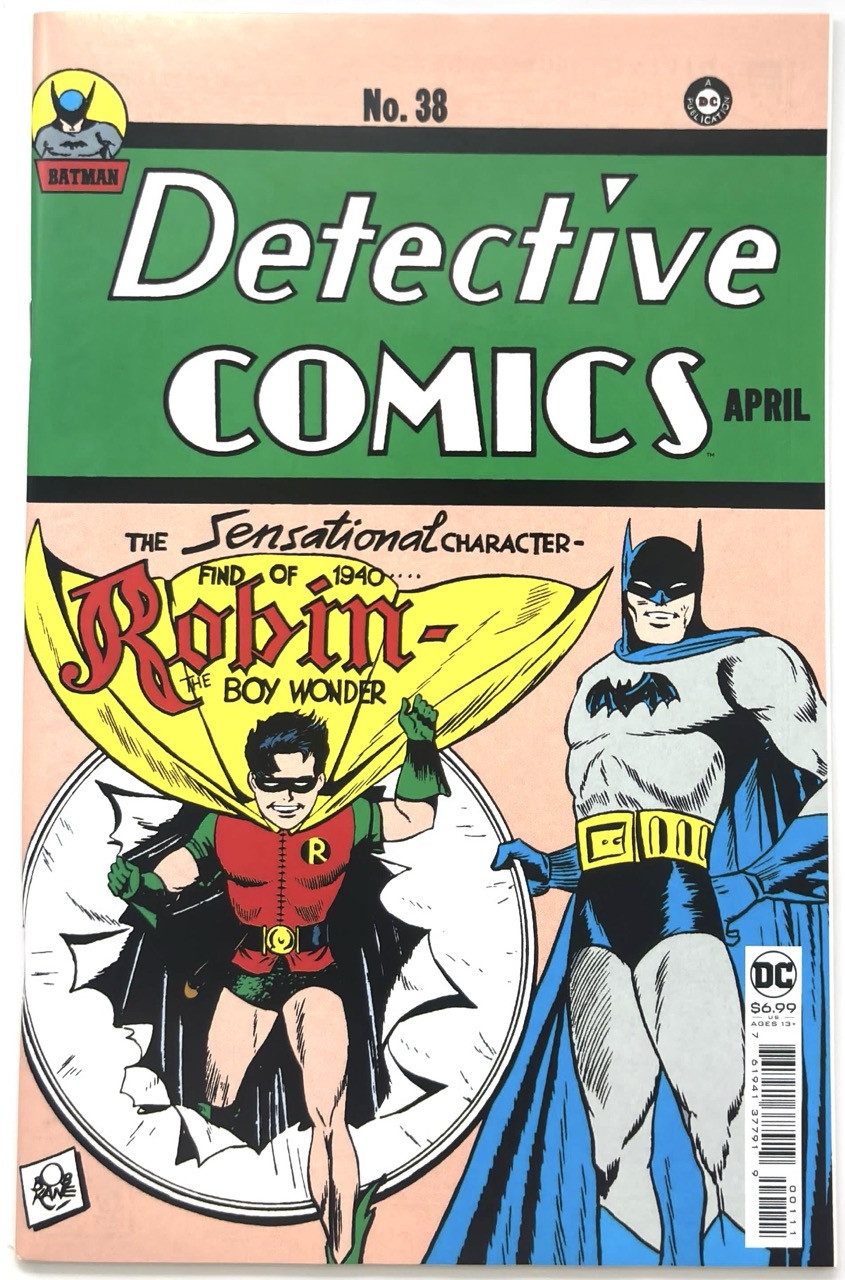 Detective Comics 38B Facsimile Edition VF 2024 DC komiks
