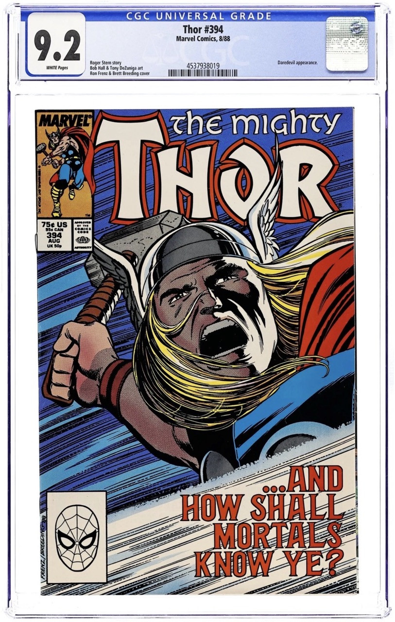 Thor #394 (1988) CGC 9.2 – Direct Edition