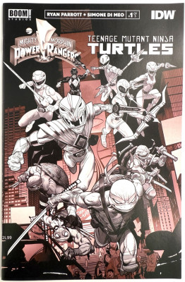 Mighty Morphin Power Rangers Teenage Mutant Ninja Turtles 1I VF 2019 Boom Studios komiks