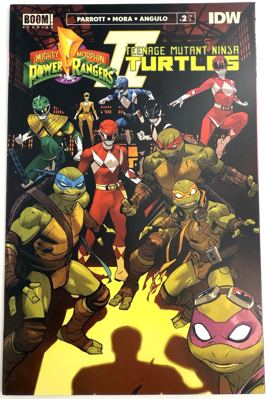 Mighty Morphin Power Rangers Teenage Mutant Ninja Turtles II 2A VF 2022 Boom Studios komiks