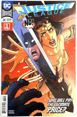 Justice League 34A VF 2016 DC Comics