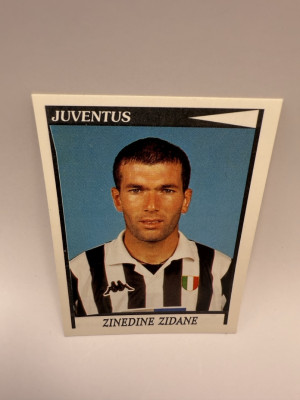 Nálepka Zinedine Zidane #156, Juventus, Panini 1998-1999