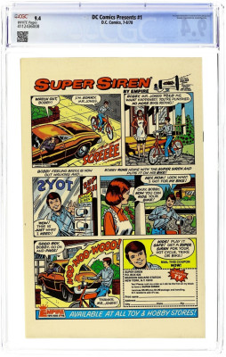 DC Comics Presents #1 (1978) – CGC 9.4 – Superman &amp; Flash: Chase to the End of Time