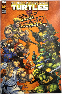 Teenage Mutant Ninja Turtles vs. Street Fighter #1A NM 2023 IDW