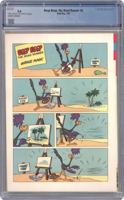 Komiks Beep Beep the Road Runner (1967 Gold Key) #,4 CGC 9.4