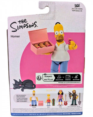 The Simpsons – Homer Simpson 5” Figúrka s šiškami (Jakks Pacific)