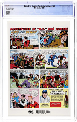 Detective Comics Facsimile Edition #140A – CGC 9.8 – Riddler debut 1948