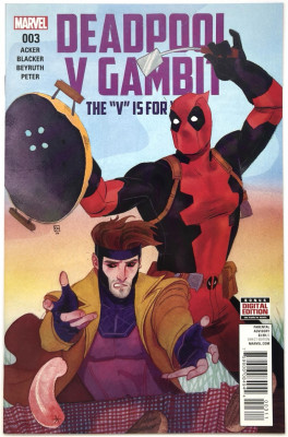 Deadpool vs. Gambit 3A FN 2016 Marvel komiks