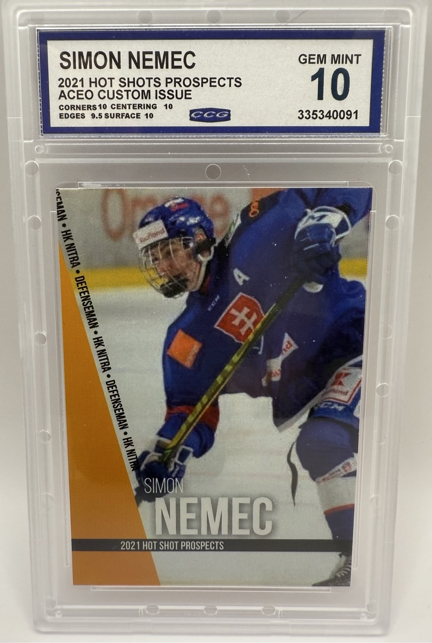 Šimon Nemec, 2021 Hot Shot Prospects, CCG 10