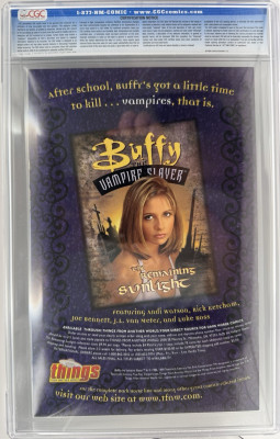 Komiks Buffy the Vampire Slayer #1/2, rok 1999, CGC 9.4