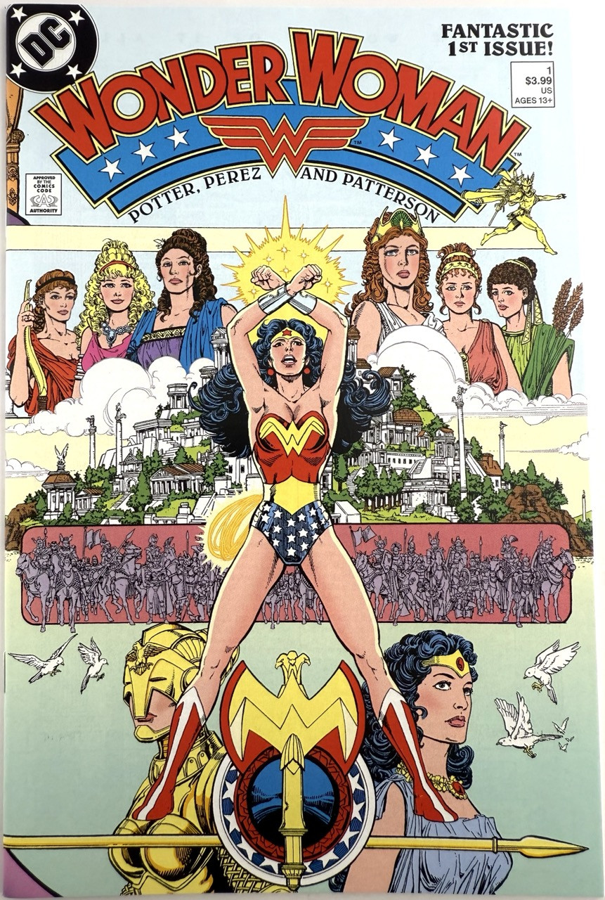 Wonder Woman komiks (1987 DC 2nd Series) Facsimile Edition 2023 #1B VF