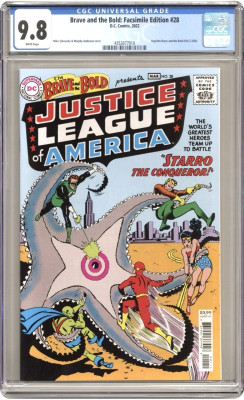 Brave and the Bold Facsimile Edition #28B (2023) – CGC 9.8 – Prvý výskyt Justice League of America