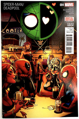 Spider-Man Deadpool #4C VF 2016 Marvel komiks