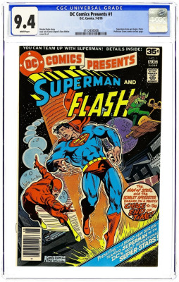 DC Comics Presents #1 (1978) – CGC 9.4 – Superman &amp; Flash: Chase to the End of Time